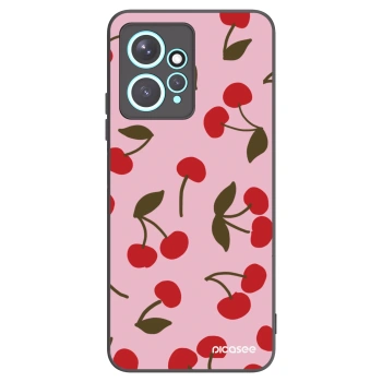 Picasee Xiaomi Redmi Note 12 4G Hülle - Schwarzes Silikon - Cherry