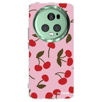 Picasee Honor Magic5 Pro Hülle - Transparentes Silikon - Cherry