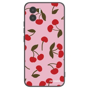 Picasee Xiaomi Redmi A2 Hülle - Schwarzes Silikon - Cherry