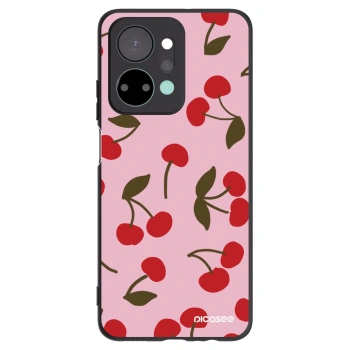 Picasee Honor X7a Hülle - Schwarzes Silikon - Cherry