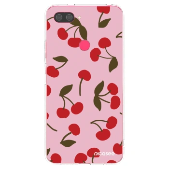 Picasee Xiaomi Mi 8 Lite Hülle - Transparentes Silikon - Cherry