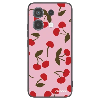 Picasee Xiaomi Poco X6 Hülle - Schwarzes Silikon - Cherry