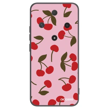 Picasee Honor Magic6 Lite 5G Hülle - Schwarzes Silikon - Cherry