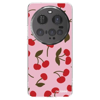 Picasee Xiaomi 15 Ultra Hülle - Transparentes Silikon - Cherry