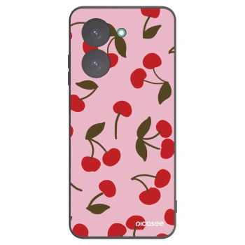 Picasee Xiaomi Redmi A5 Hülle - Schwarzes Silikon - Cherry
