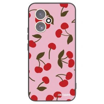 Picasee Honor 400 5G Hülle - Schwarzes Silikon - Cherry