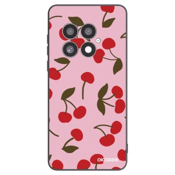 Picasee OnePlus 13 5G Hülle - Schwarzes Silikon - Cherry