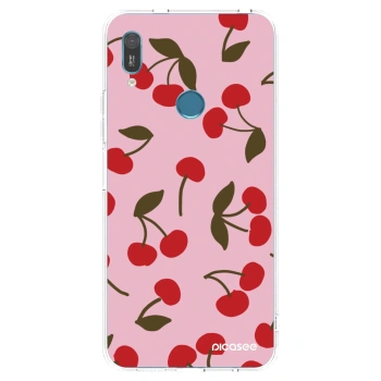 Picasee Huawei Y6 2019 Hülle - Transparentes Silikon - Cherry