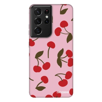 Hülle für Samsung Galaxy S21 Ultra 5G G998B - Cherry