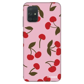 Hülle für Samsung Galaxy A71 A715F - Cherry