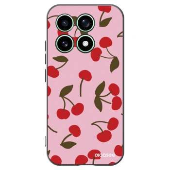 Picasee Xiaomi 17 Hülle - Schwarzes Silikon - Cherry