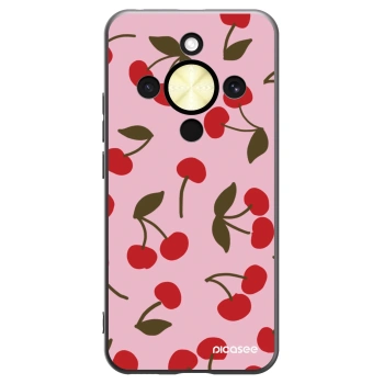 Picasee Honor Magic8 Lite 5G Hülle - Schwarzes Silikon - Cherry