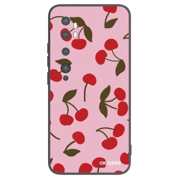 Picasee Xiaomi Mi Note 10 (Pro) Hülle - Schwarzes Silikon - Cherry