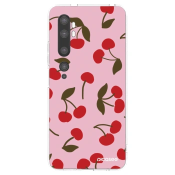 Picasee Xiaomi Mi Note 10 (Pro) Hülle - Transparentes Silikon - Cherry