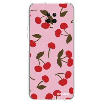 Picasee Xiaomi Redmi Note 9 Pro Hülle - Transparentes Silikon - Cherry