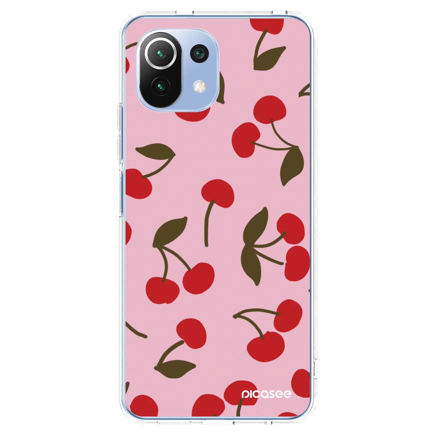 Picasee Xiaomi Mi 11 Lite Hülle - Transparentes Silikon - Cherry