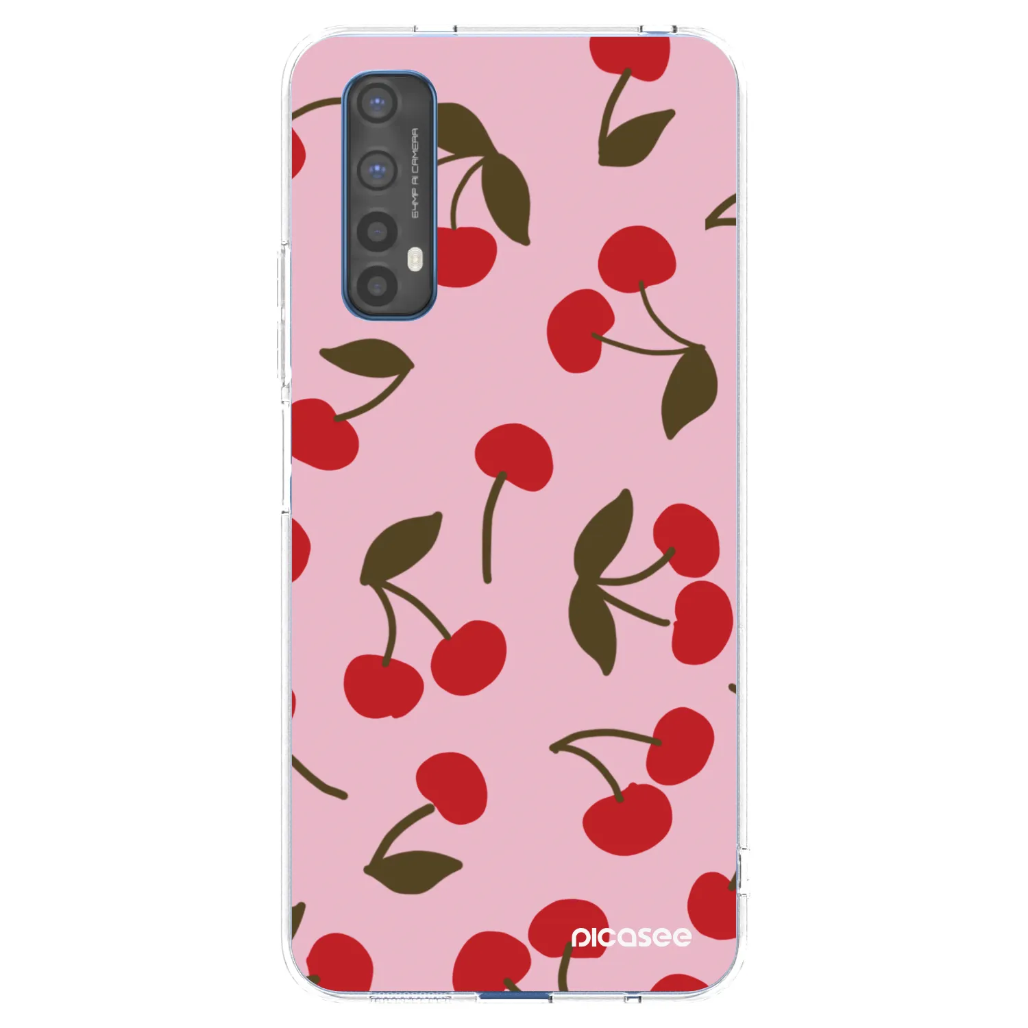 Picasee Realme 7 Hülle - Transparentes Silikon - Cherry