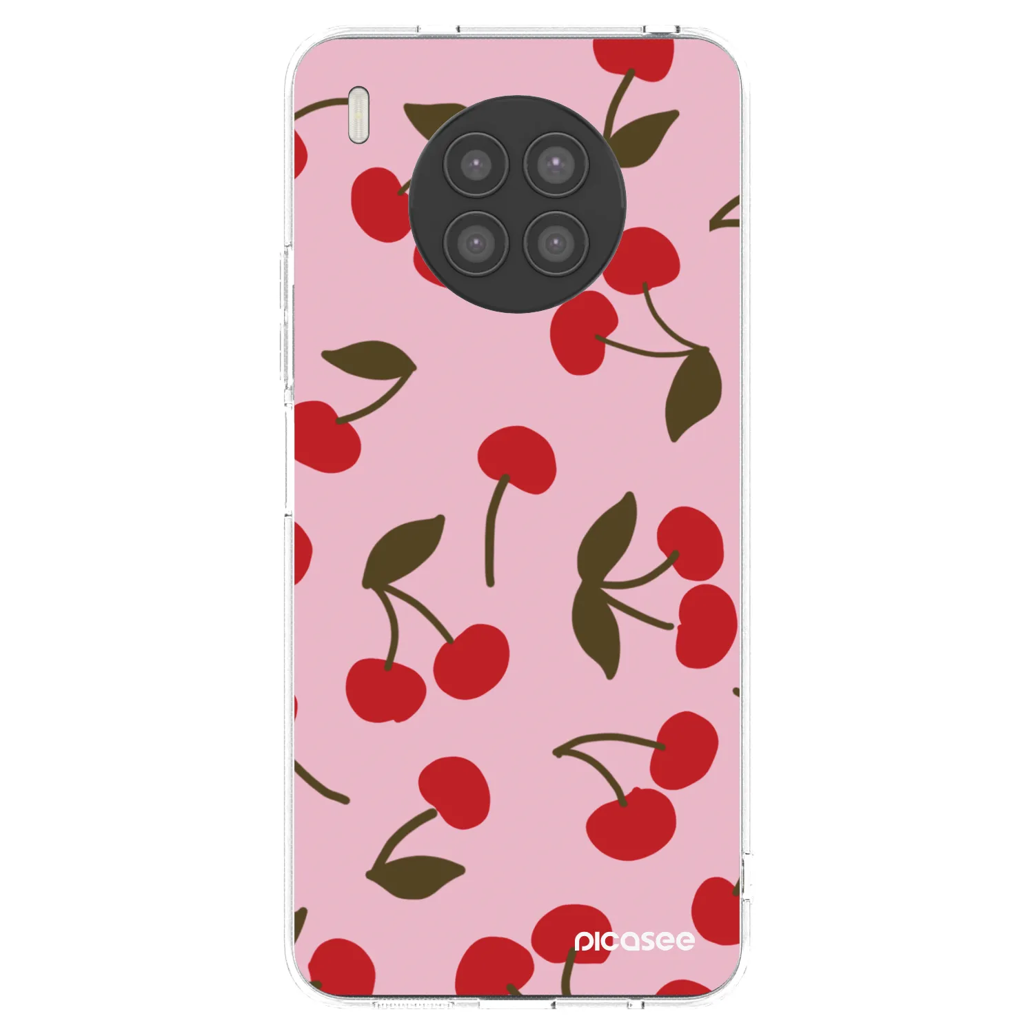 Picasee Huawei Nova 8i Hülle - Transparentes Silikon - Cherry