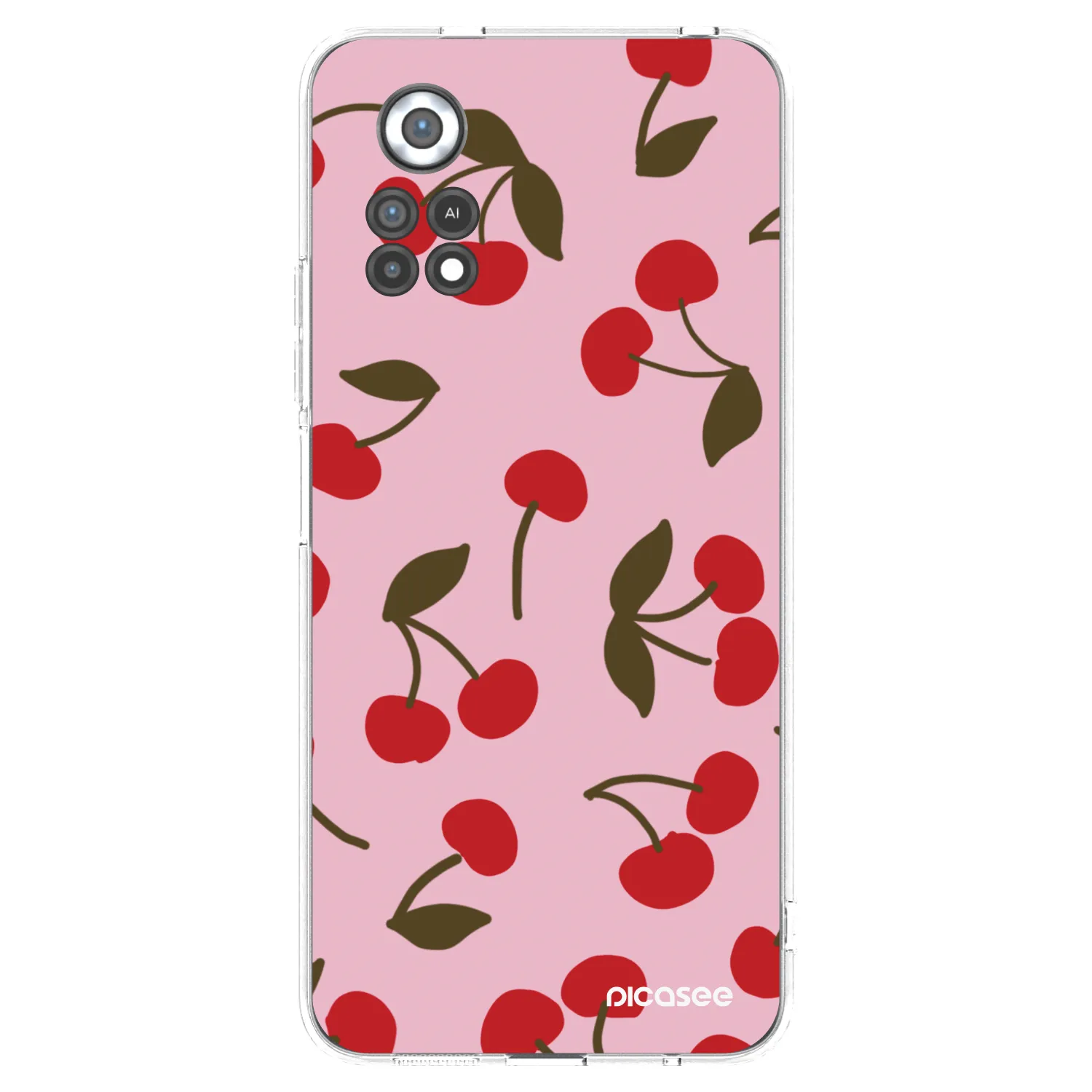 Picasee Xiaomi Poco X4 Pro 5G Hülle - Transparentes Silikon - Cherry