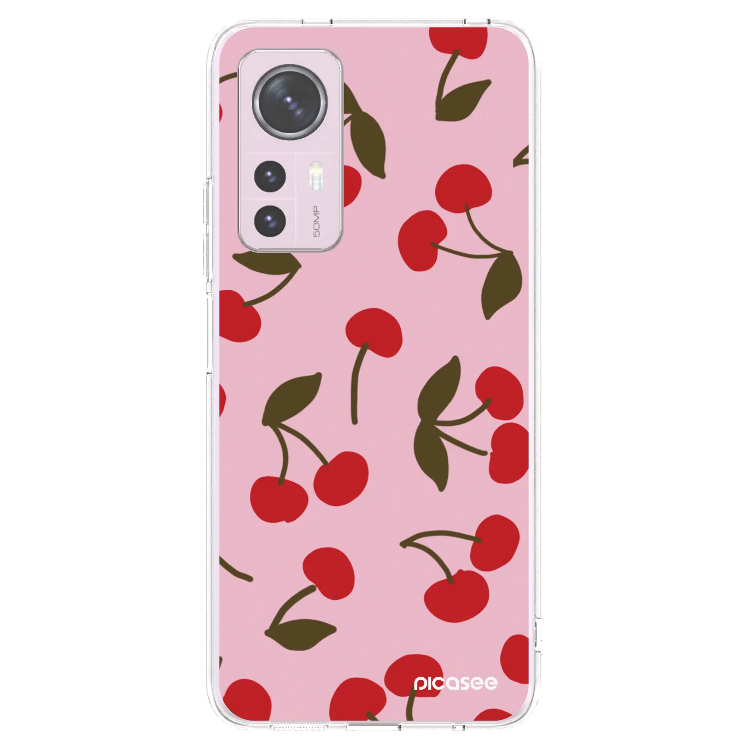 Picasee Xiaomi 12 Hülle - Transparentes Silikon - Cherry