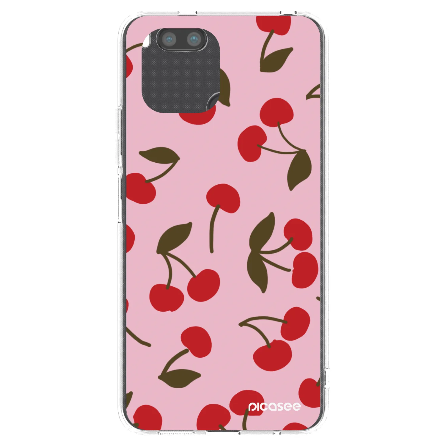 Picasee Xiaomi Redmi A1 Hülle - Transparentes Silikon - Cherry