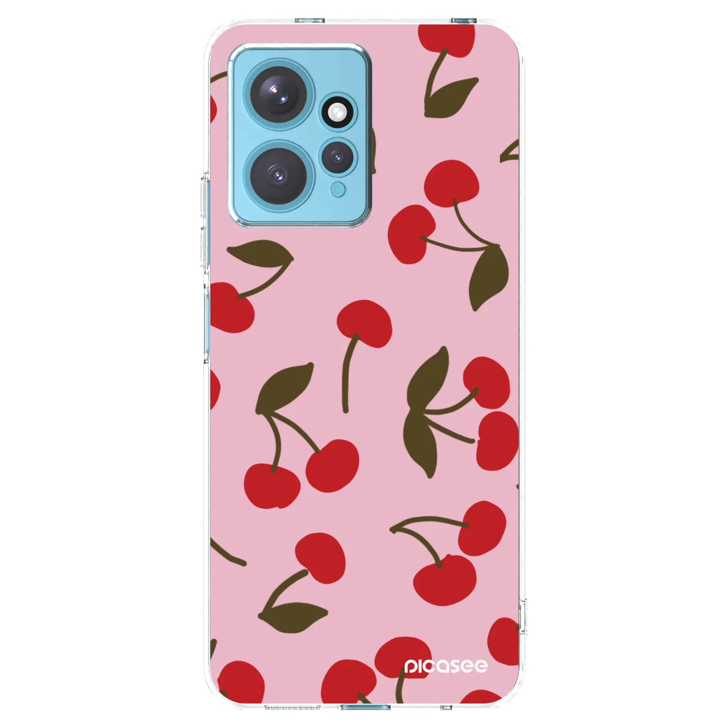 Picasee Xiaomi Redmi Note 12 4G Hülle - Transparentes Silikon - Cherry