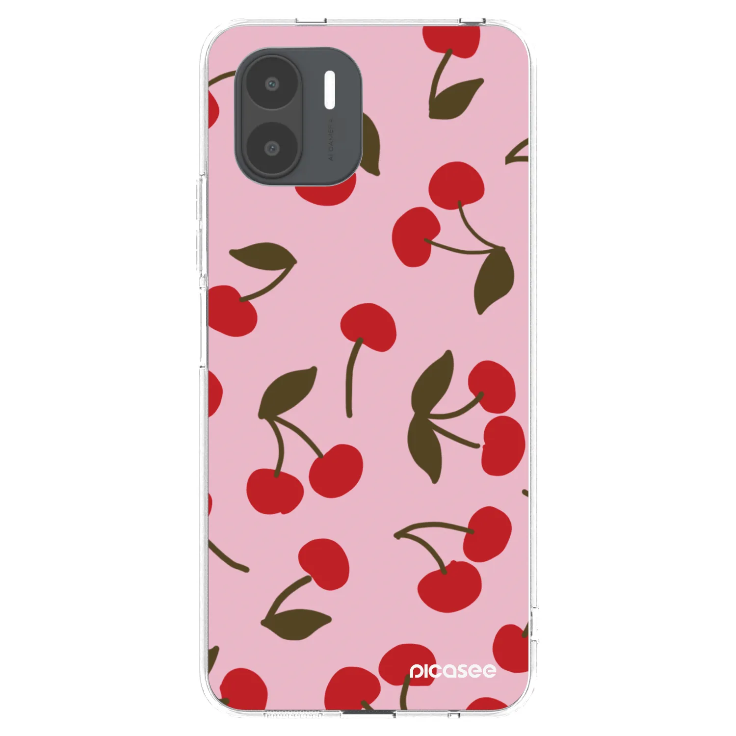 Picasee Xiaomi Redmi A2 Hülle - Transparentes Silikon - Cherry