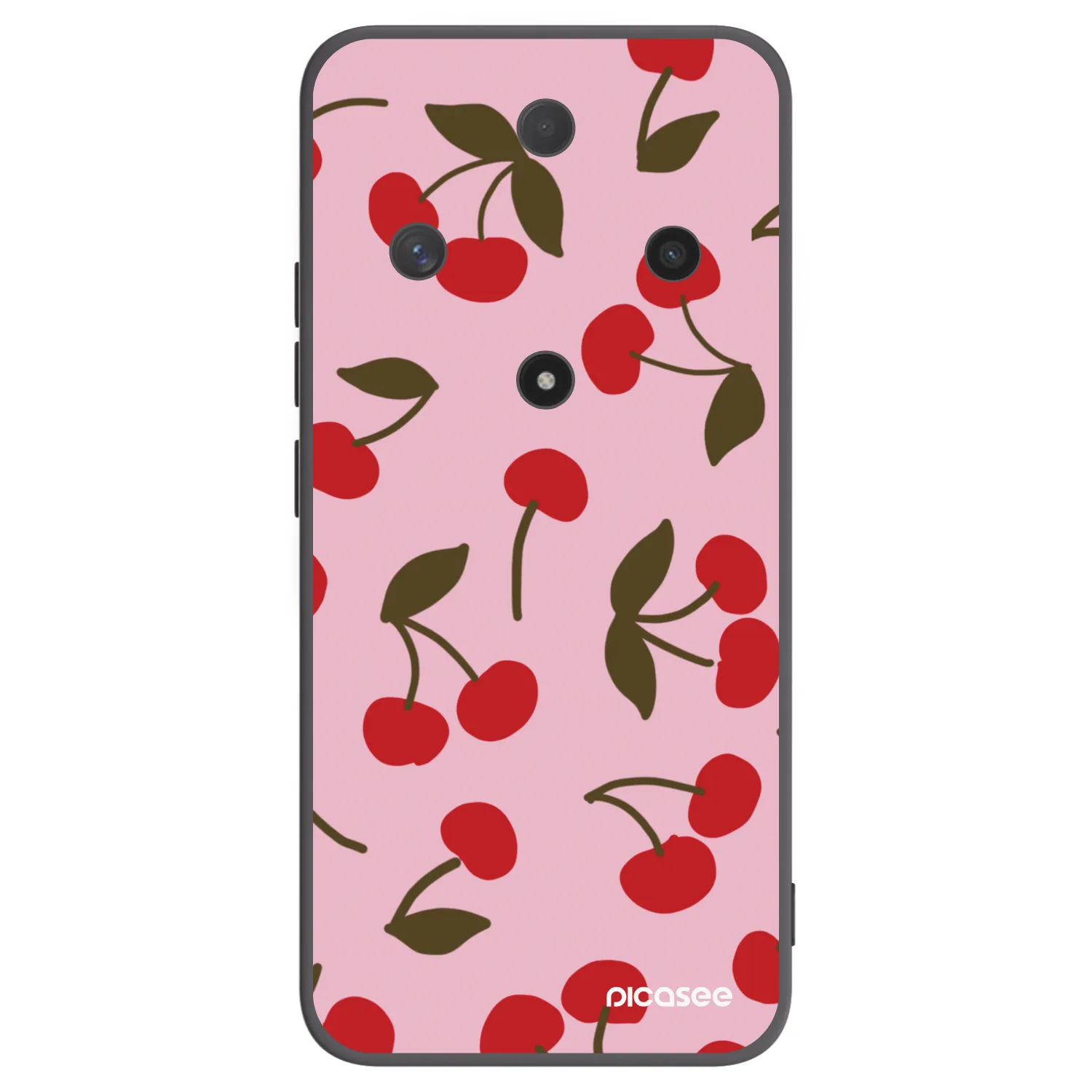 Picasee Honor Magic6 Lite 5G Hülle - Schwarzes Silikon - Cherry