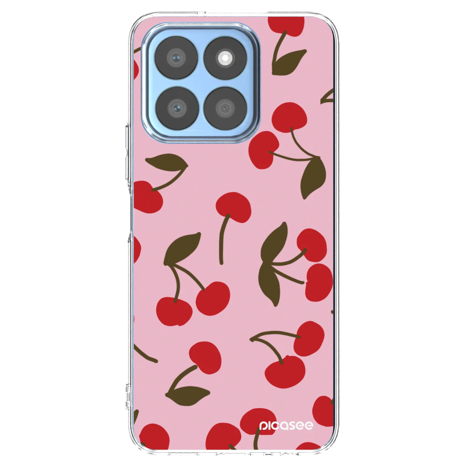 Picasee Honor X8b Hülle - Transparentes Silikon - Cherry