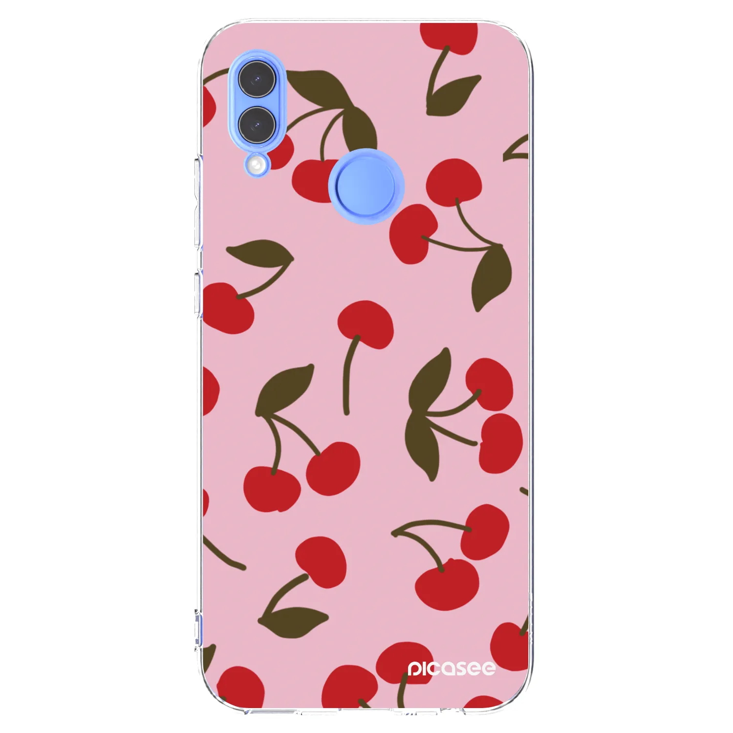 Picasee Huawei P Smart 2019 Hülle - Transparentes Silikon - Cherry