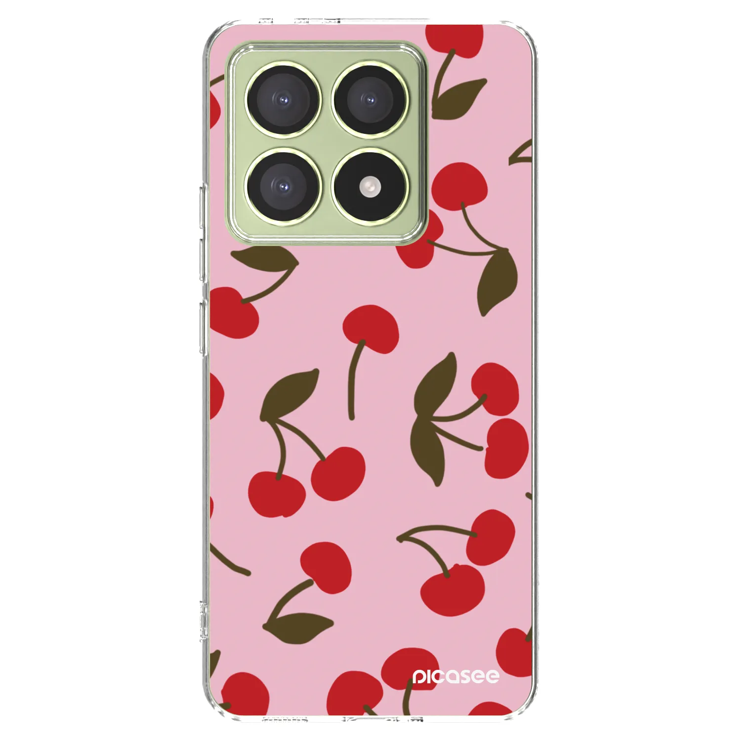 Picasee Xiaomi 14T Hülle - Transparentes Silikon - Cherry