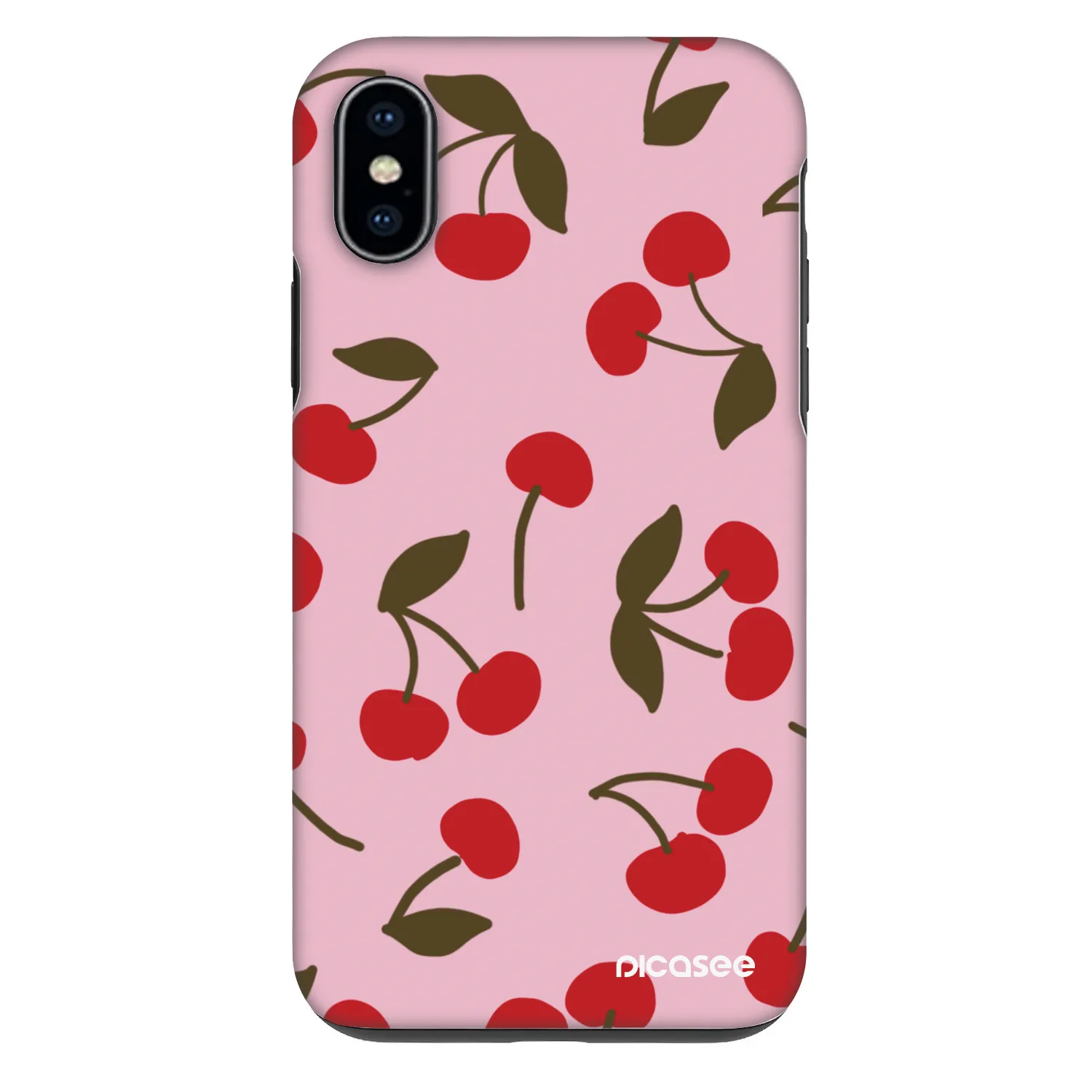 Picasee Fashion Case für Apple iPhone X/XS - Cherry