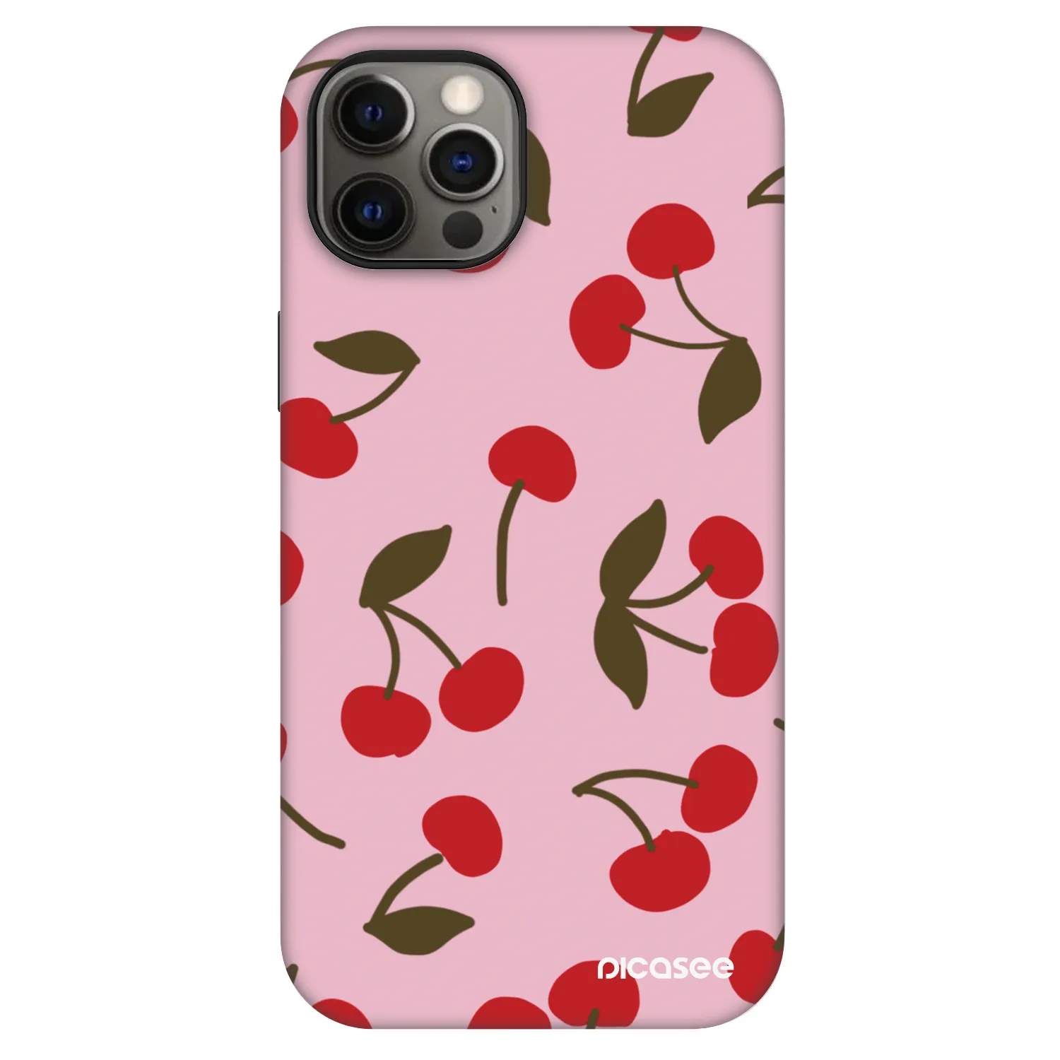 Picasee Fashion Case MagSafe für Apple iPhone 12 - Cherry