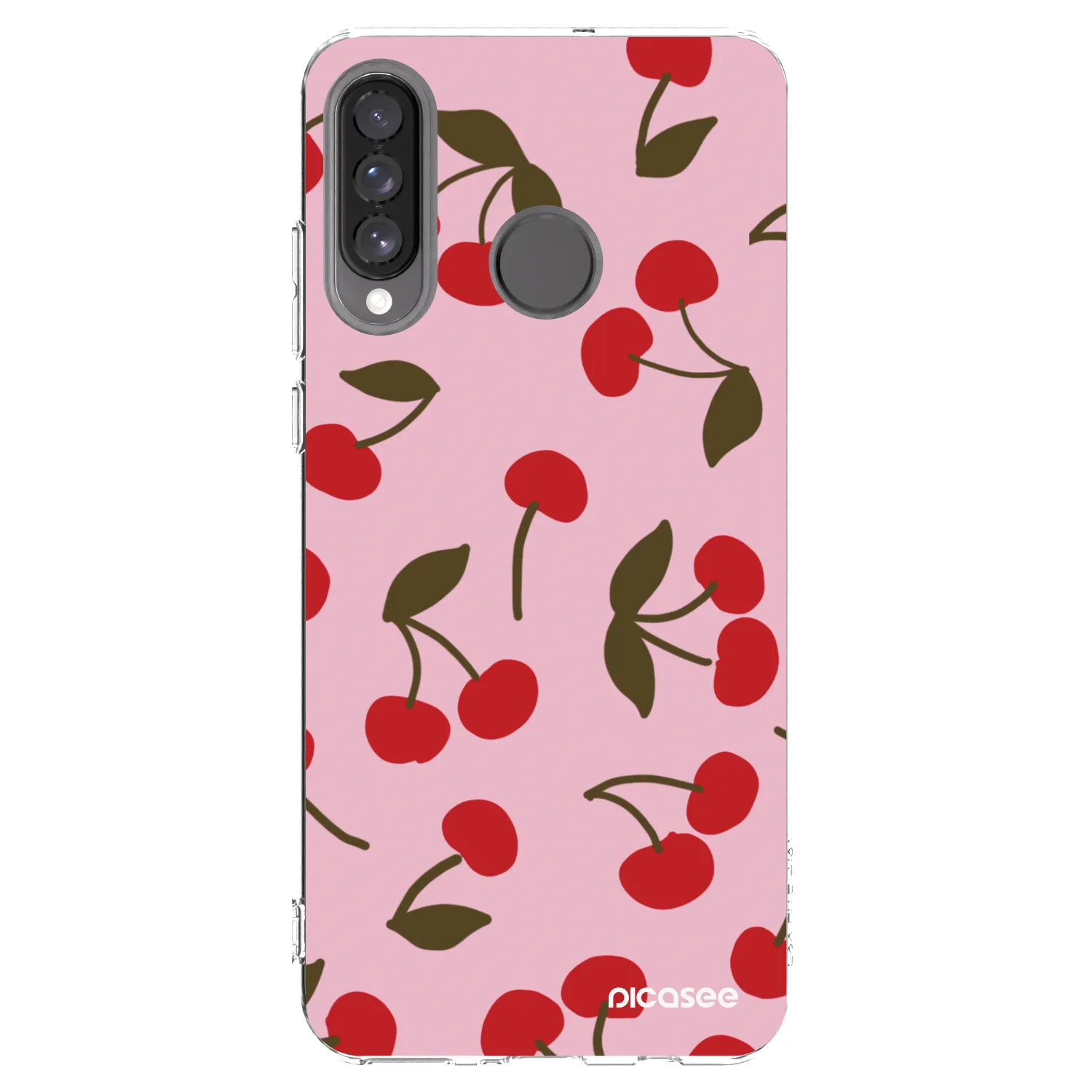 Picasee Huawei P30 Lite Hülle - Transparentes Silikon - Cherry