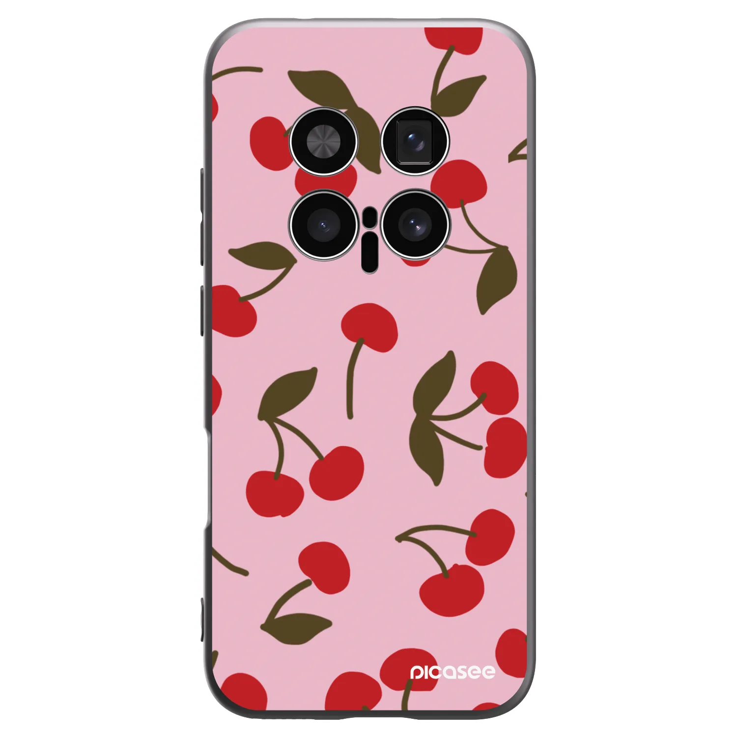 Picasee Honor Magic8 Pro 5G Hülle - Schwarzes Silikon - Cherry