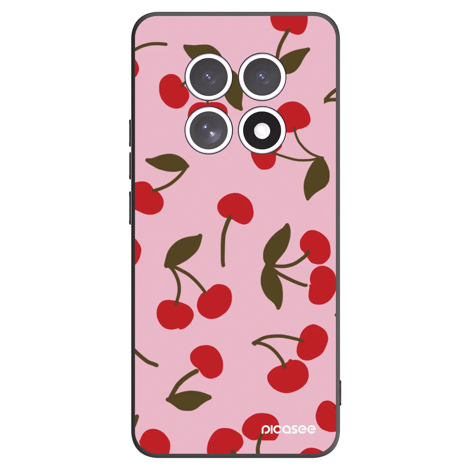 Picasee Xiaomi Redmi Note 15 5G Hülle - Schwarzes Silikon - Cherry