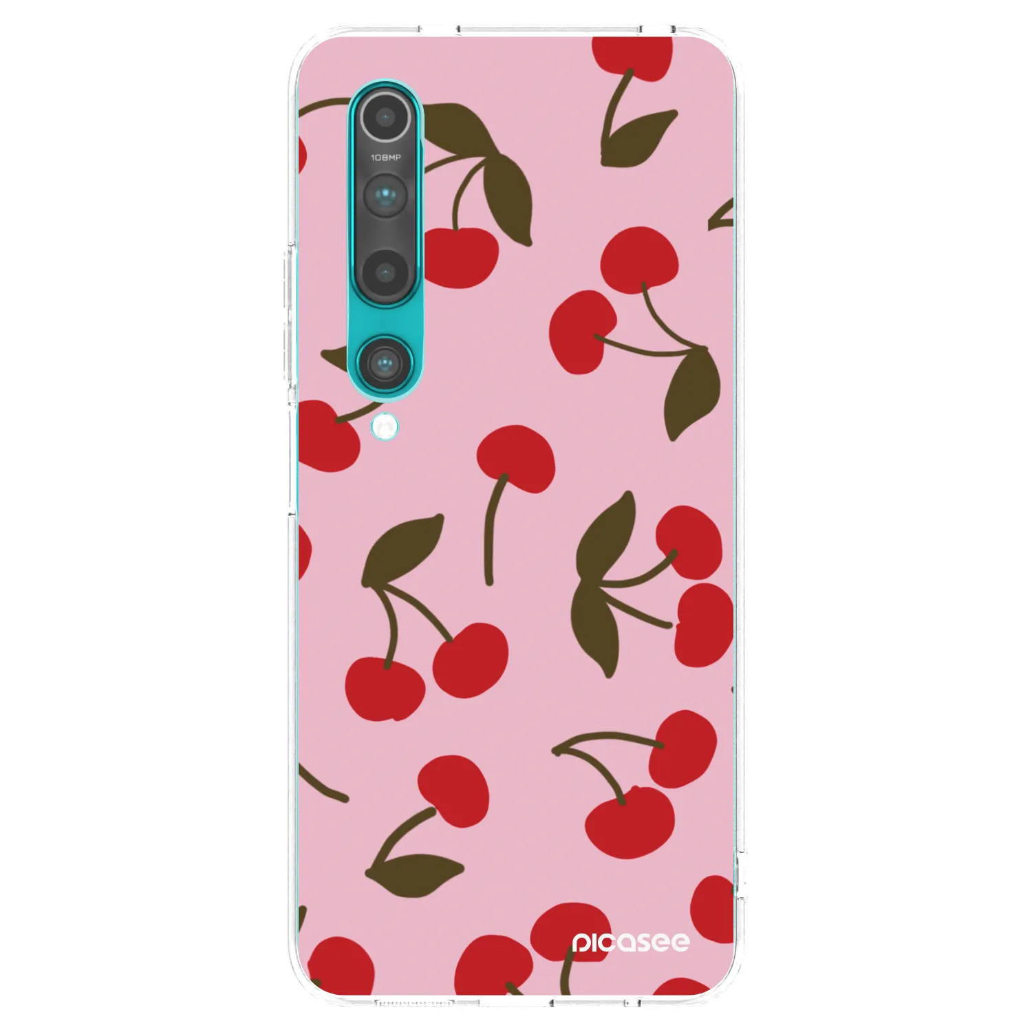 Picasee Xiaomi Mi 10 Hülle - Transparentes Silikon - Cherry
