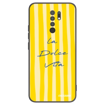 Picasee Xiaomi Redmi 9 Hülle - Schwarzes Silikon - Ladolcevita