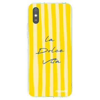 Picasee Xiaomi Redmi 9A Hülle - Transparentes Silikon - Ladolcevita