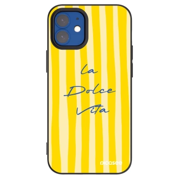 Picasee Apple iPhone 12 mini Hülle - Schwarzes Silikon - Ladolcevita