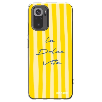 Picasee Xiaomi Redmi Note 10S Hülle - Transparentes Silikon - Ladolcevita