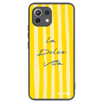 Picasee Xiaomi Mi 11 Lite Hülle - Schwarzes Silikon - Ladolcevita