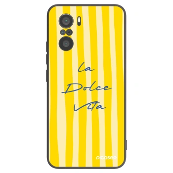Picasee Xiaomi Poco F3 Hülle - Schwarzes Silikon - Ladolcevita