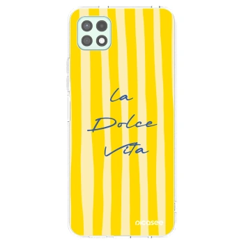 Picasee Samsung Galaxy A22 A226B 5G Hülle - Transparentes Silikon - Ladolcevita