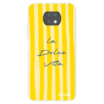 Picasee Xiaomi Redmi Note 9T Hülle - Transparentes Silikon - Ladolcevita