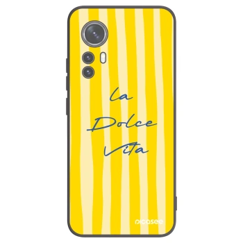 Picasee Xiaomi 12 Hülle - Schwarzes Silikon - Ladolcevita