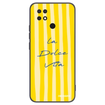 Picasee Xiaomi Redmi 10C Hülle - Schwarzes Silikon - Ladolcevita