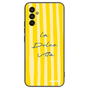 Picasee Samsung Galaxy M13 M135F Hülle - Schwarzes Silikon - Ladolcevita