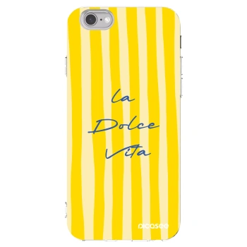 Picasee Apple iPhone 6/6S Hülle - Transparentes Silikon - Ladolcevita