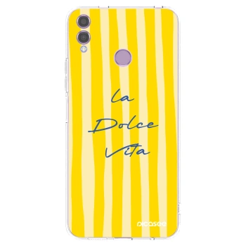Picasee Honor 8X Hülle - Transparentes Silikon - Ladolcevita